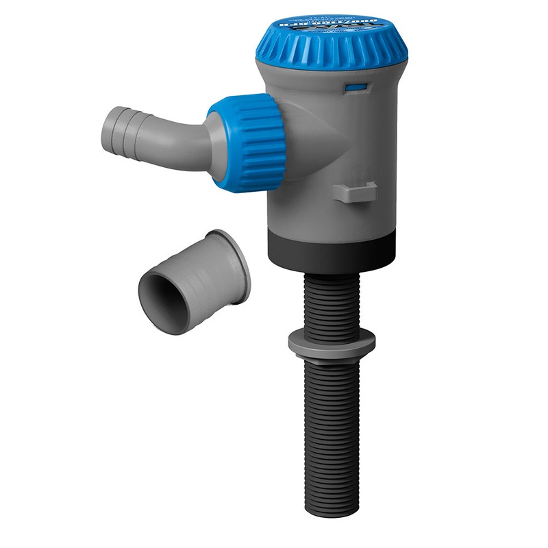 TRAC Outdoors Submersible Thru-Hull Pump – 800/1100 GPH [69321]