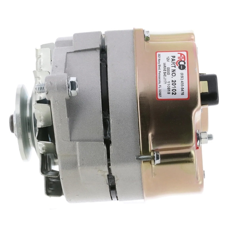 ARCO Marine Premium Replacement Alternator w/Single Groove Pulley – 12V 70A [20102]