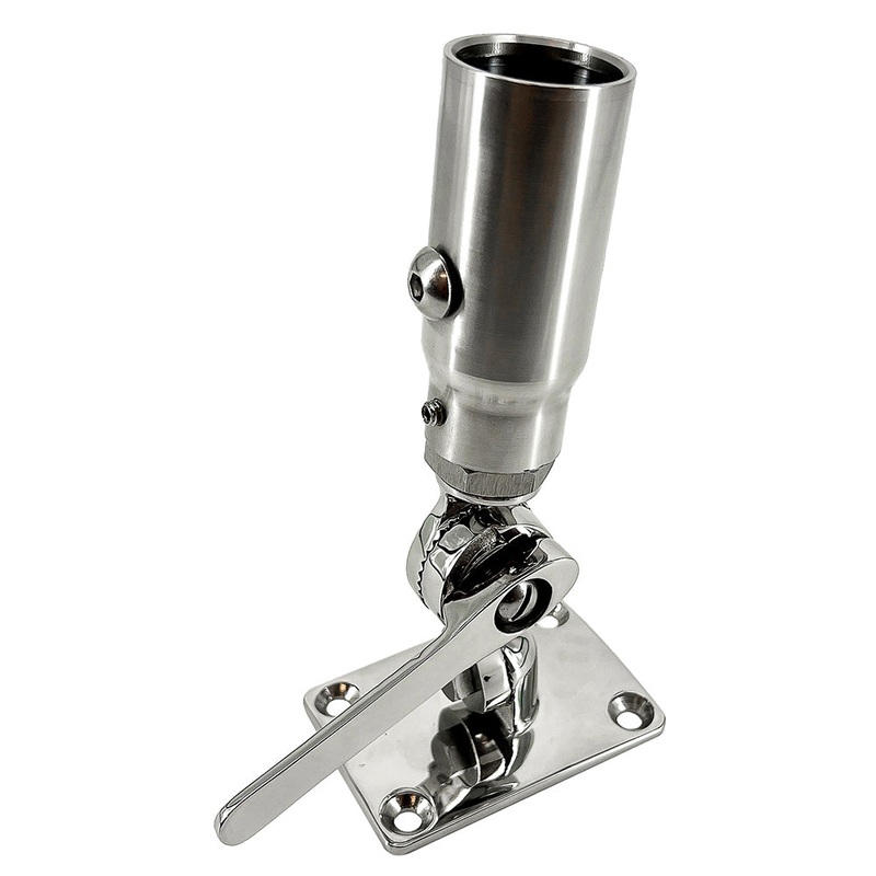 Seaview Starlink Stainless Steel 1″-14 Threaded Adapter  Stainless Steel Ratchet Base [SV114STLKRB]