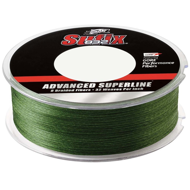 Sufix 832 Braid – 40lb – Low-Vis Green – 600 yds [660-240G]