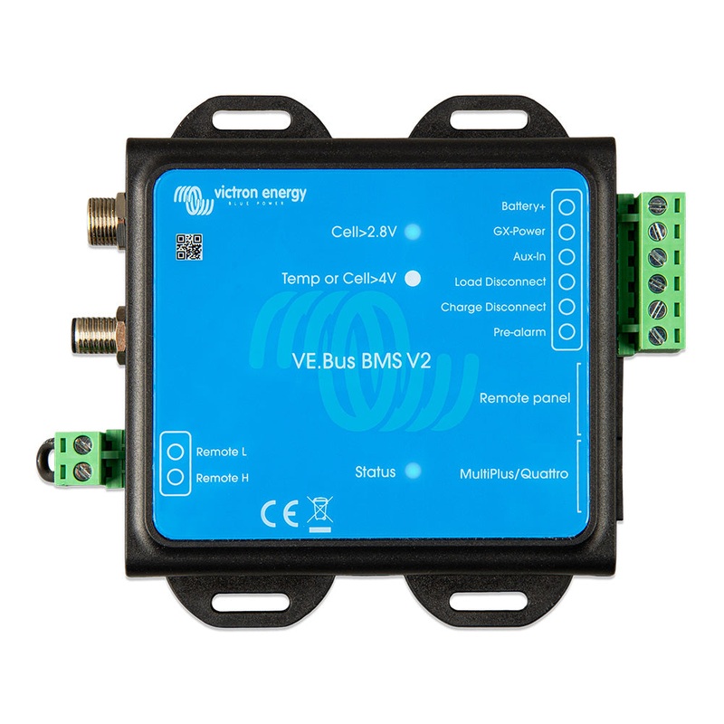 Victron VE.Bus BMS V2 f/Victron LiFePO4 Batteries 12-48VDC – Work w/All VE.Bus  GX Devices [BMS300200200]