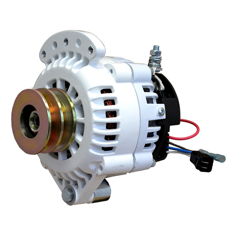 Balmar Alternator 100 AMP 12V 1-2″ Single Foot Spindle Mount Dual Vee Pulley w/Isolated Ground [621-100-DV]