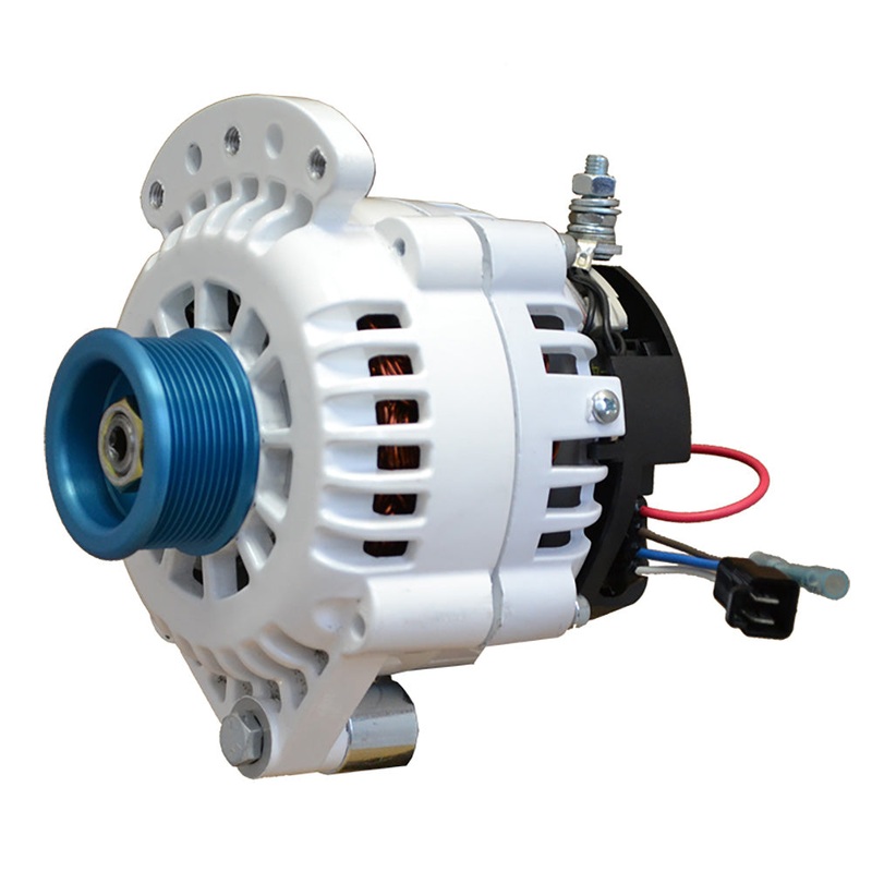 Balmar Alternator 100 AMP 12V 1-2″ Single Foot Spindle Mount J10 Pulley w/Isolated Ground [621-100-J10]