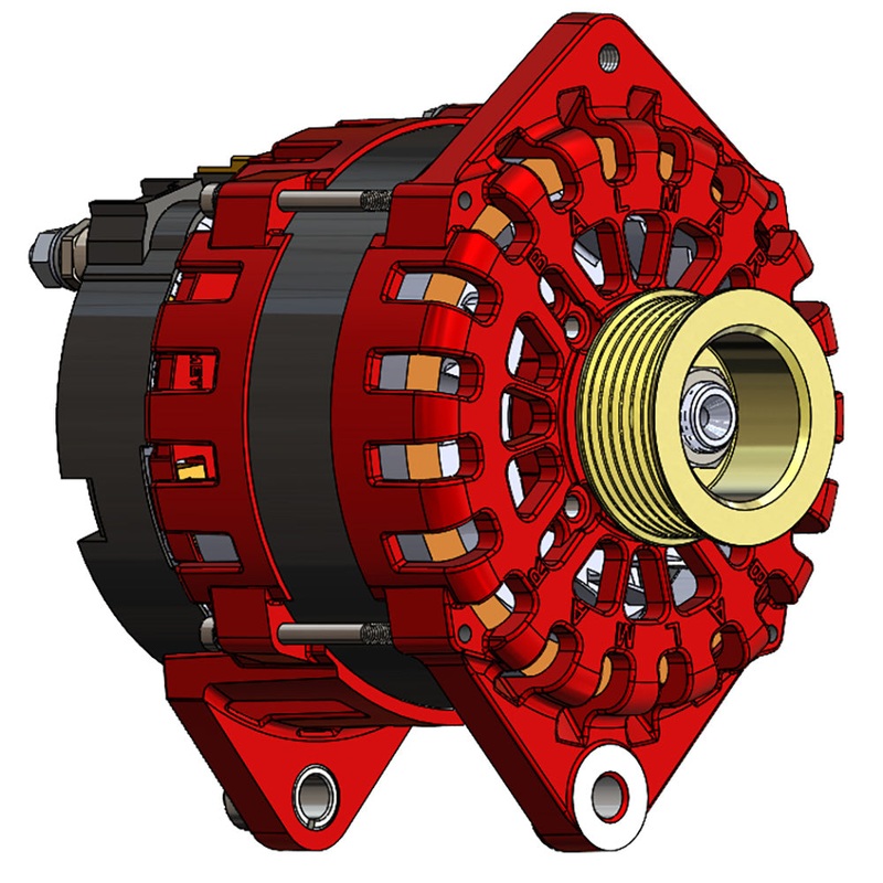 Balmar Alternator 250 AMP 12V 3.15″ Dual Foot Saddle K6 Pulley f/ Yanmar Commmon Rail Engines [XT-CR-250-K6]