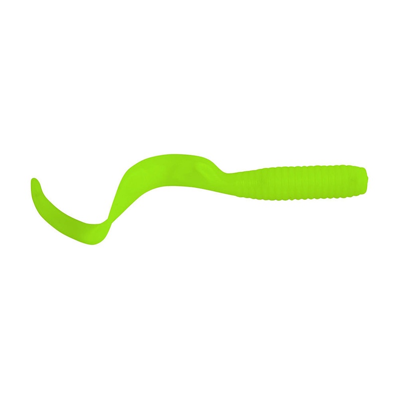 Berkley Gulp! Saltwater Grub – 4″ – Chartreuse [1519803]