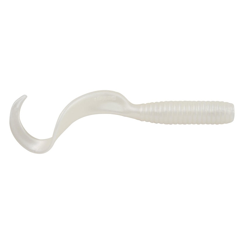Berkley Gulp! Saltwater Grub – 4″ – Pearl White [1519805]