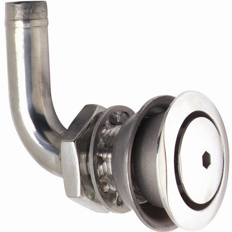 Attwood 316 Stainless Steel Alloy Flush Mount Fuel Vent – 90 Vent [66032-3]