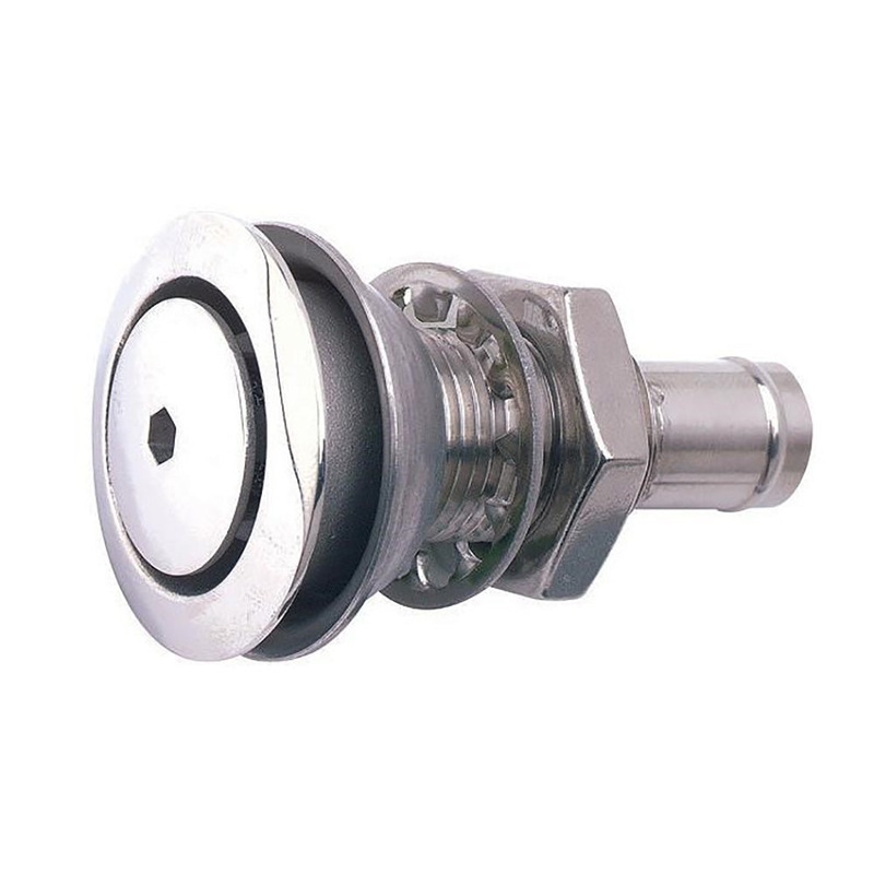 Attwood 316 Stainless Steel Alloy Flush Mount Fuel Vent – Straight Vent [66031-3]