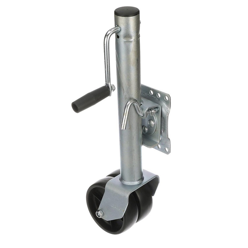 Attwood Fold-Up Trailer Jack – 1500 lb Capacity – Dual Wheel [11126-4]