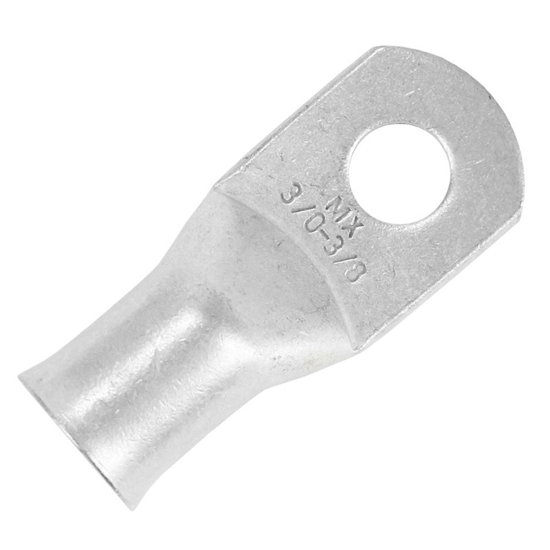 Pacer Tinned Lug 3/0 AWG – 3/8″ Stud Size – 10 Pack [TAE3/0-38R-10]