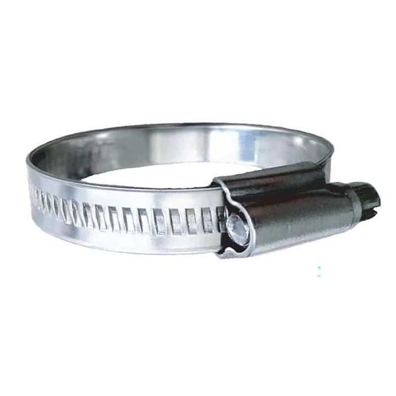Trident Marine 316 SS Non-Perforated Worm Gear Hose Clamp – 15/32″ Band – (1-1/2″ – 2″) Clamping Range – 10-Pack – SAE Size 24 [710-1381]
