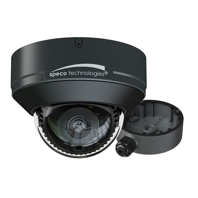 Speco 4MP Intensifier AI IP Camera w/Junction Box – 2.8mm Fixed Lens [O4ID2]