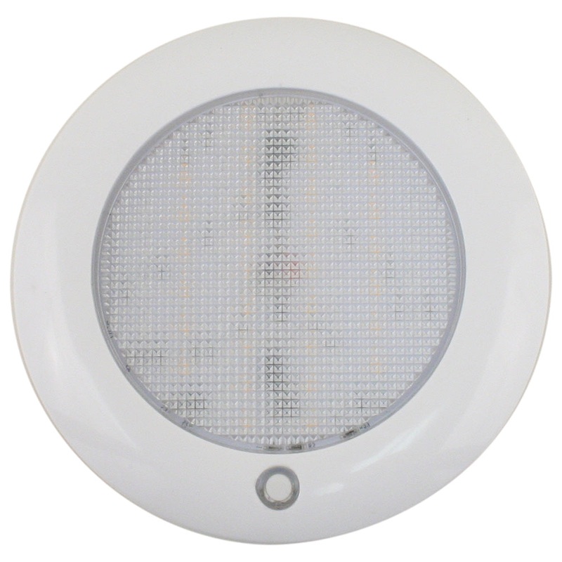 Scandvik Slim 5″ Dome Light – Warm White/Red – 10-30V [41462P]