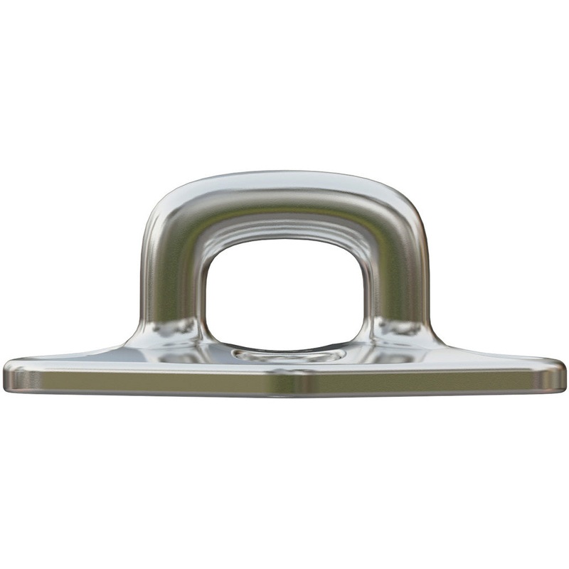 Wichard Diamond Pad Eye – Square – 79mm Length (3-7/64″) – M6 Screw [6655]