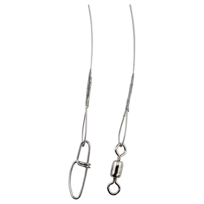 Berkley Steelon Wire-Wound Leader – 20lb (9kg) Break Strength – 9″ Length [1011681]