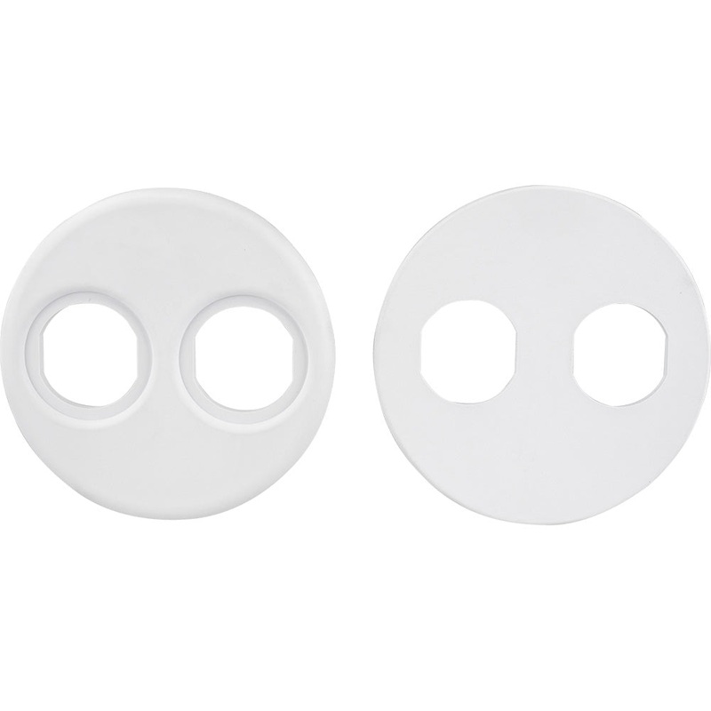 Sea-Dog 4″ Gauge Power Socket Adapter Mounting Plate – White [426104-1]