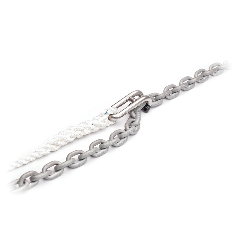 C. Sherman Johnson “Captain Hook” Chain Snubber Large Snubber Hook f/3/8″  1/2″ Chain w/15 of 5/8″ 3 Strand Nylon [46-475]