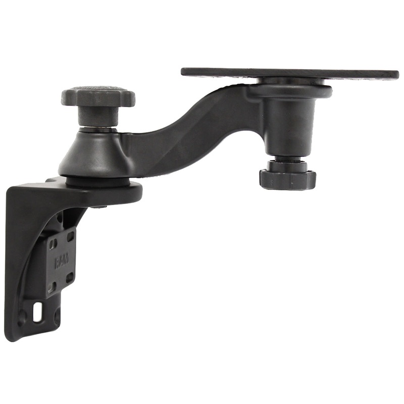 RAM Mount Single 6″ Swing Arm with 6.25″ x 2″ Rectangle Base and Vertical Mounting Base [RAM-109VU]