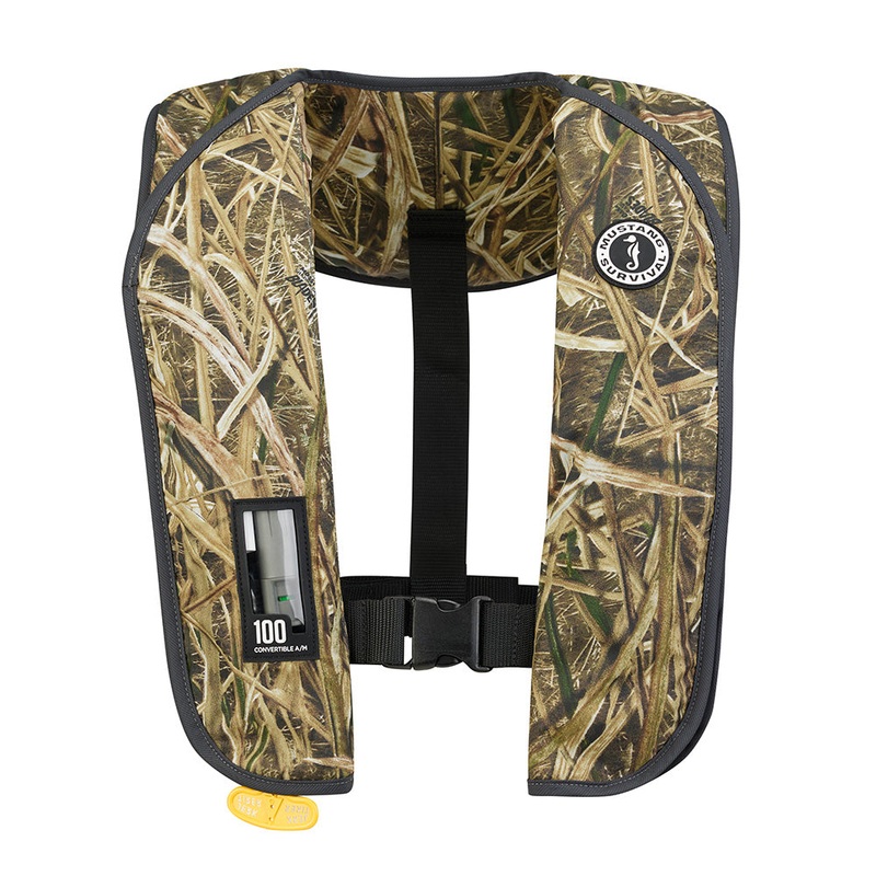 Mustang MIT 100 Convertible Inflatable PFD – Camo [MD2030CM-261-0-202]