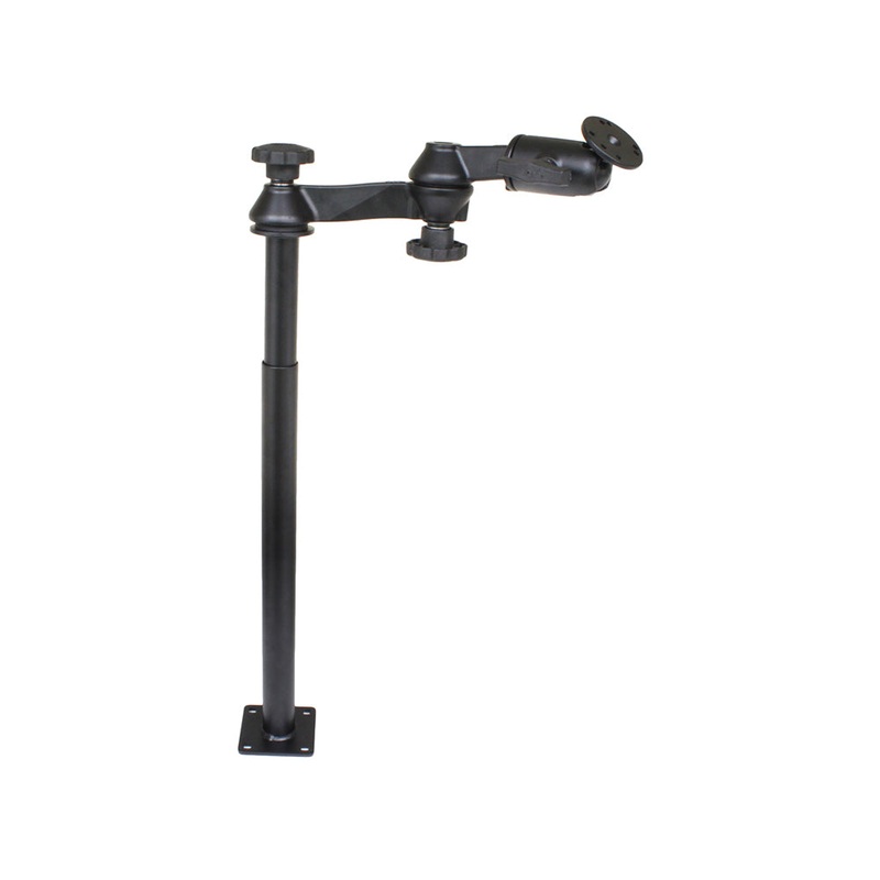 RAM Mount RAM Tele-Pole w/12″  18″ Poles, Double Swing Arms  Round Plate [RAM-VP-SW1-1218]