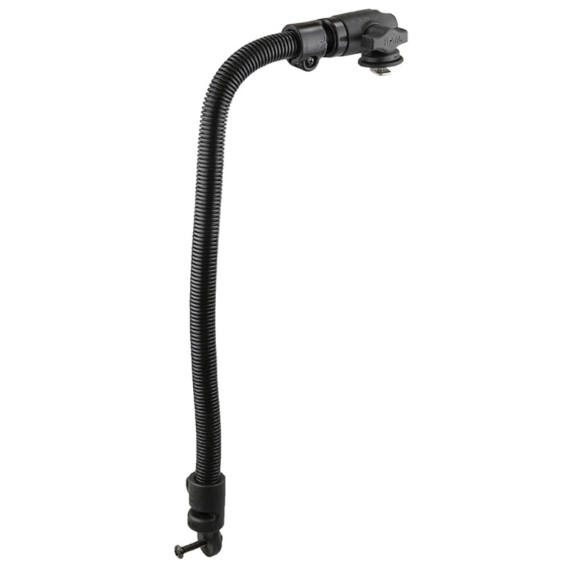 RAM Mount RAM Track Ball Transducer Mount w/18″ Aluminum Rod [RAM-B-316-18-TRA1-TRA1U]