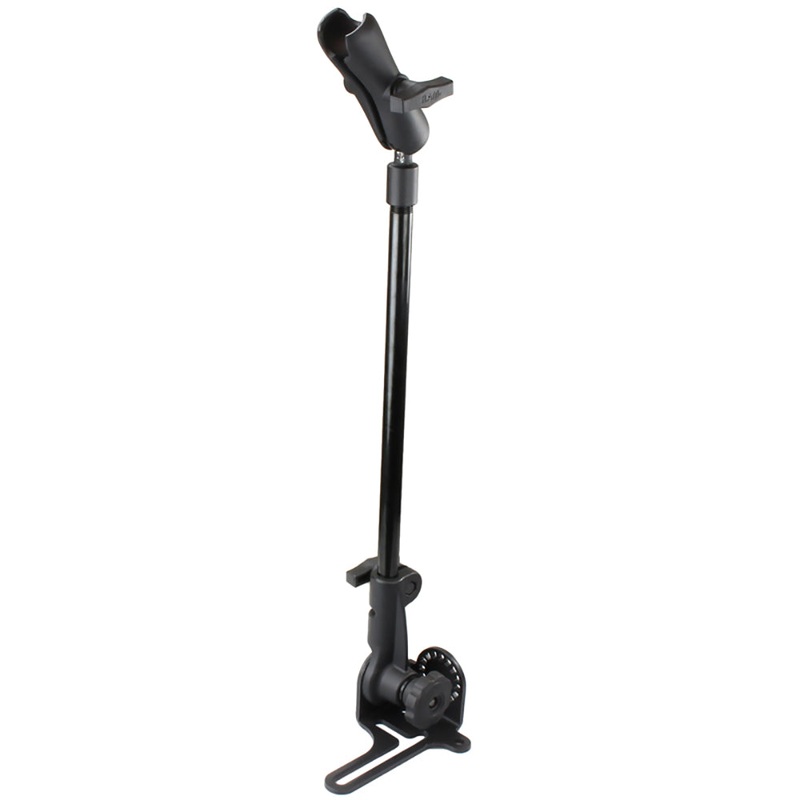 RAM Mount Universal No-Drill RAM POD HDVehicle Mount with 18″ LONG Length Pole and Double Socket Arm [RAM-316-HD-18-NBU]