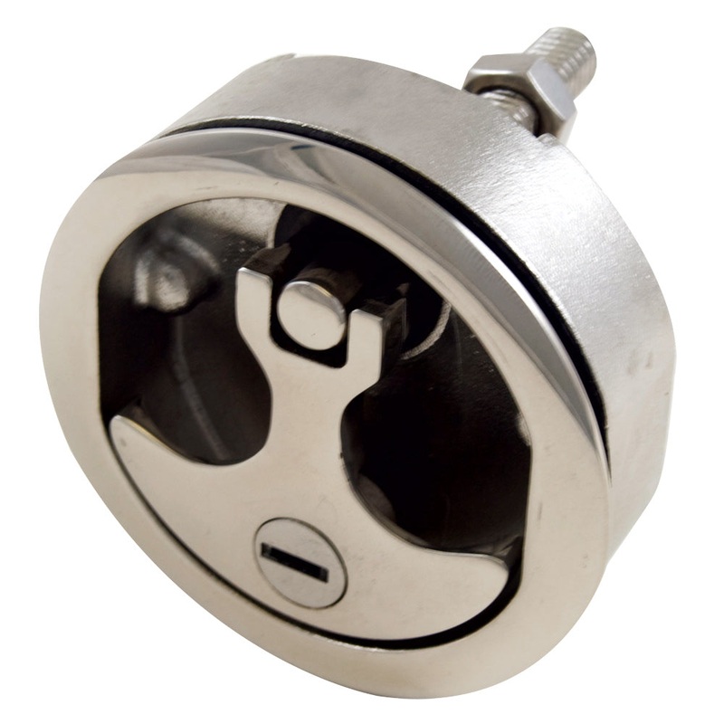 Whitecap Compression Handle – 316 Stainless Steel – Locking – 3″ Outer Diameter [S-0236C]