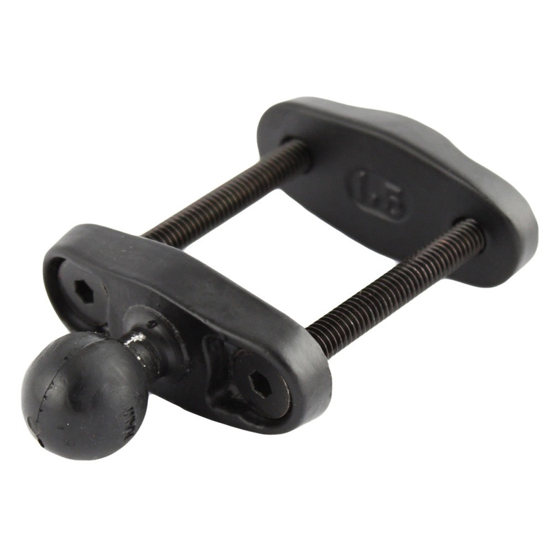 RAM Mount 1.5″ Max Width Square Rail Base w/1″ Ball [RAM-B-247U-15]
