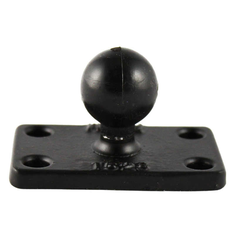 RAM Mount 1.5″ x 2.5″ Rectangle Base w/1″ Ball [RAM-B-202U-1525]