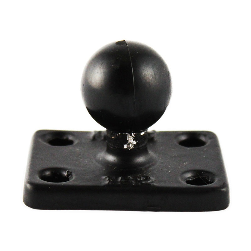 RAM Mount 1.5″ x 2″ Rectangle Base w/1″ Ball [RAM-B-202U-152]