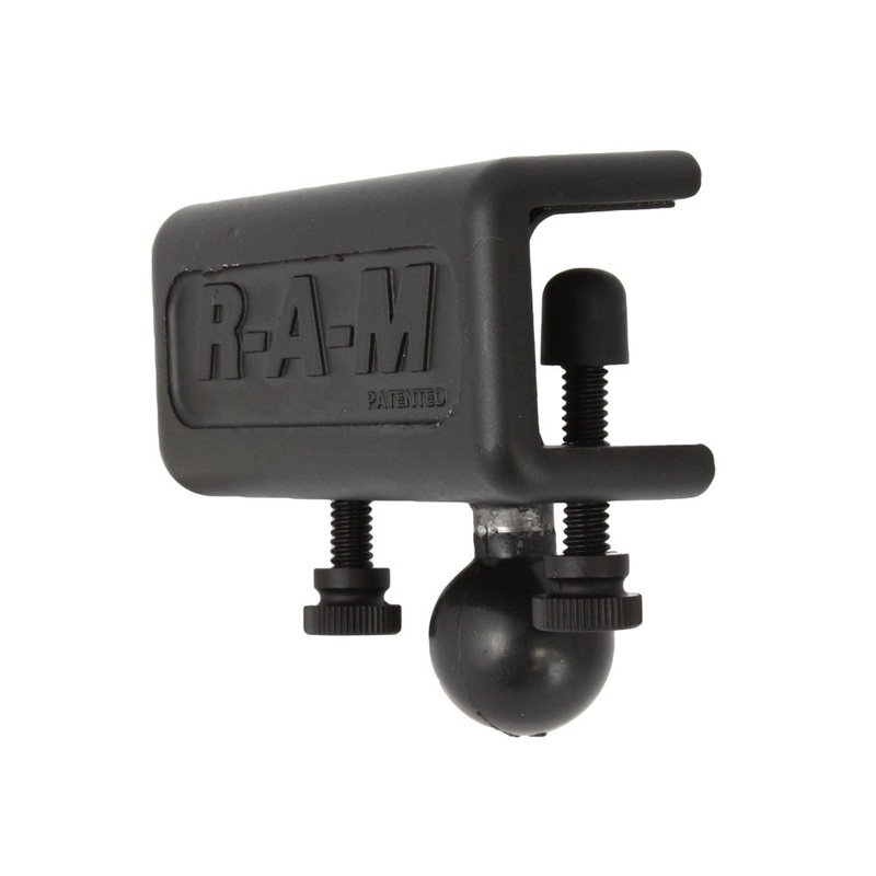RAM Mount 1″ x 1″ Glare Shield Clamp Base w/1″ Ball [RAM-B-259U]