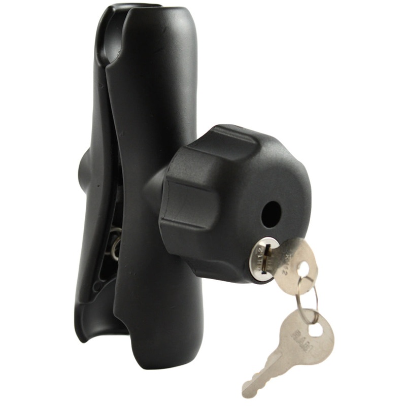 RAM Mount Double Socket Arm w/Locking Knob f/1.5″ Ball Bases [RAM-201LU]