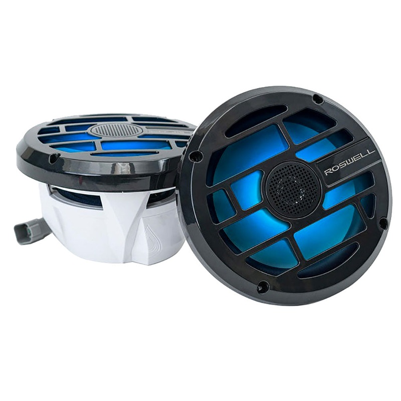 Roswell R Series 7.7 Marine Speakers – Anthracite Grille – 80W RMS  160W Peak Power [C920-1912]