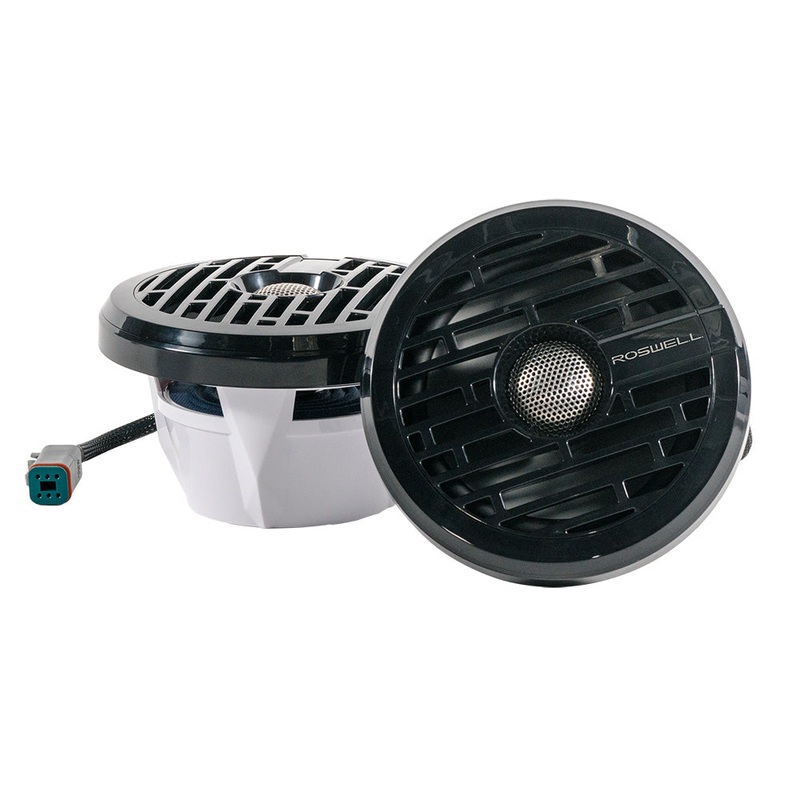 Roswell R1 6.5 Marine Speakers – Black – 80W RMS  160W Peak Power [C920-1601]
