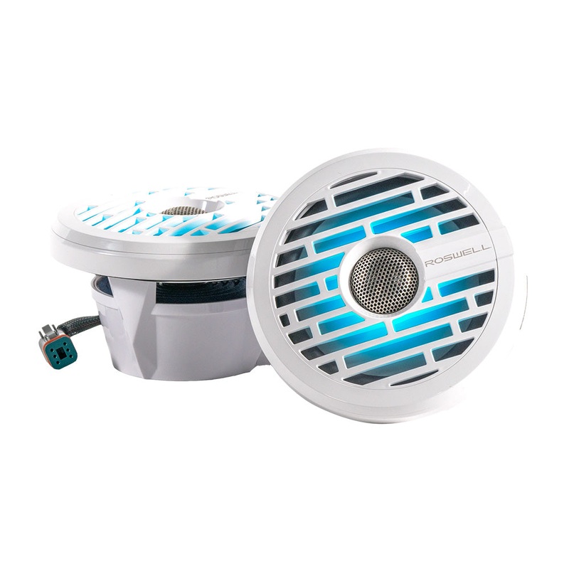 Roswell R1 6.5 Marine Speakers – White – 80W RMS  160W Peak Power [C920-1600]