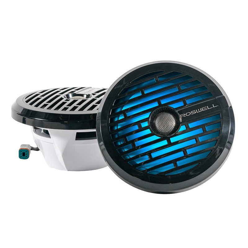 Roswell R1 8 Marine Speakers – Black – 100W RMS  200W Peak Power [C920-1611]