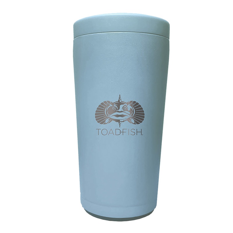 Toadfish Non-Tipping Can Cooler 2.0 – Universal Design – Light Blue [5017]