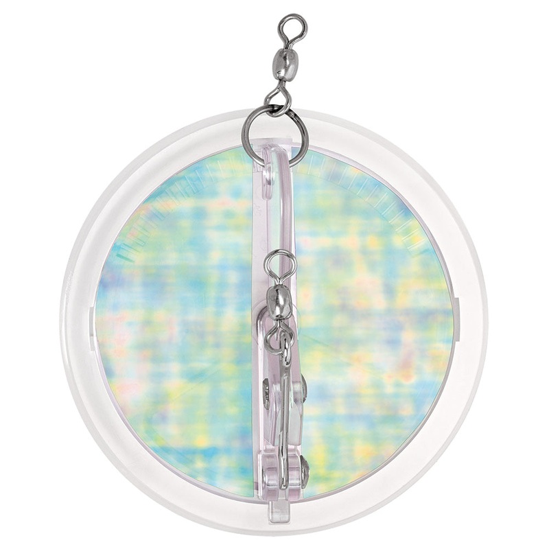Luhr-Jensen 3-1/4″ Dipsy Diver – Clear/Clear Bottom UV Moon Jelly [5560-000-2507]