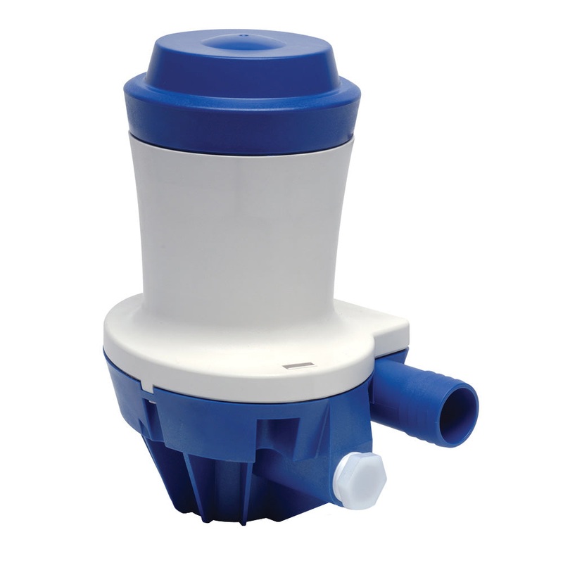 Shurflo by Pentair High Flow 1500 GPH Livewell Pump 24VDC, 4A, 1-1/8″, Dual Port, Submersible [358-101-10]