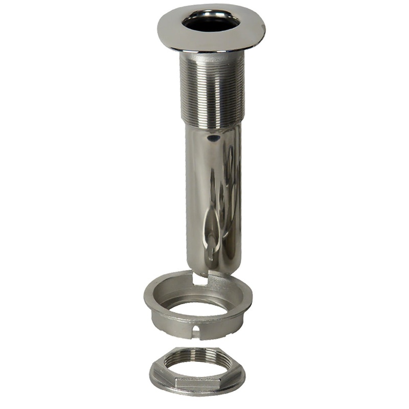 C.E. Smith 70 Series Screwless Flush Mount Rod Holder – 0 Degree – Stainless Steel – Cast Bottom – Black Liner – Boxed [53676C]