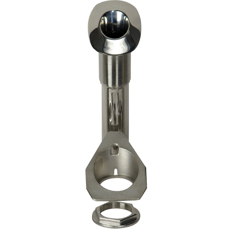 C.E. Smith 70 Series Screwless Flush Mount Rod Holder – 30 Degree – Stainless Steel – Cast Bottom – Black Liner – Boxed [53678C]