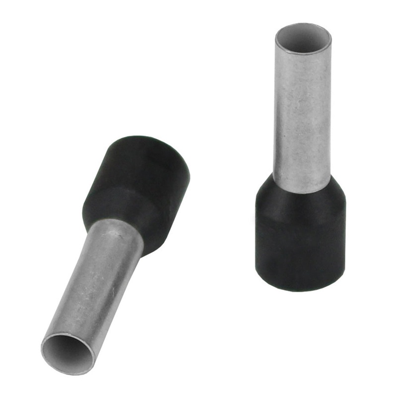 Pacer Black 10 AWG Wire Ferrule – 10mm Length – 25 Pack [TFRL10-12MM-25]