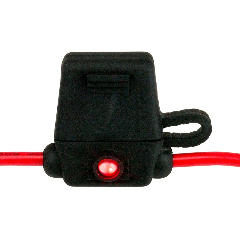 Sea-Dog ATO/ATC Style Inline LED Fuse Holder – Up to 30A [445197-1]