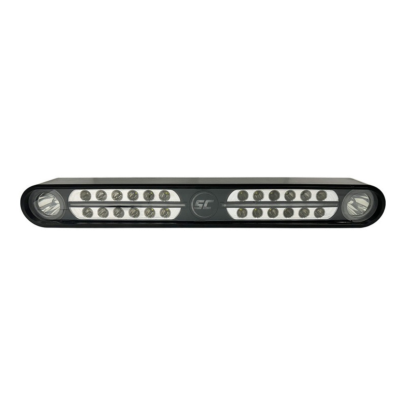 Shadow-Caster Eagle Ray LED Light Bar – Black Housing  Dual Optics [SCM-EAGLE-RAY-BK]