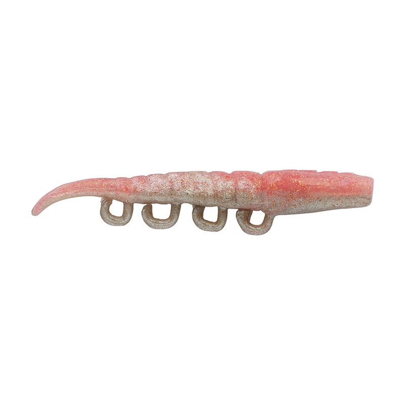 Berkley Gulp! Saltwater Turbo Shrimp – 4″ – Flamingo Chrome [1637584]