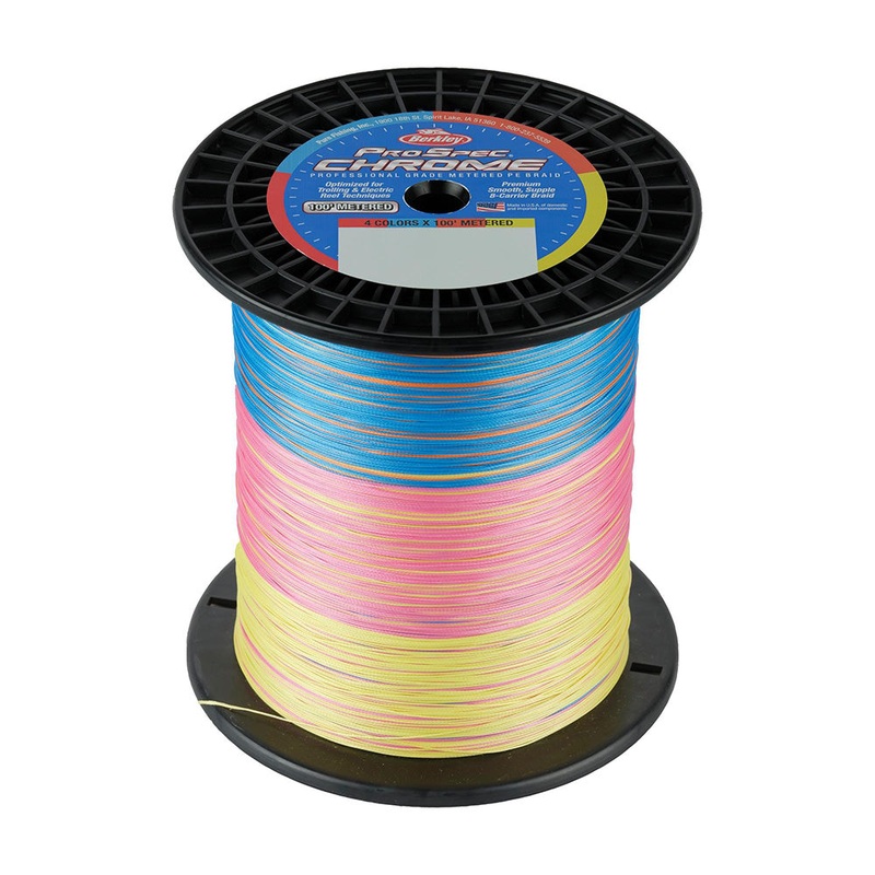 Berkley ProSpec Chrome 4 x 100′ Metered Braid – 100lb – 3000yd [1641080]