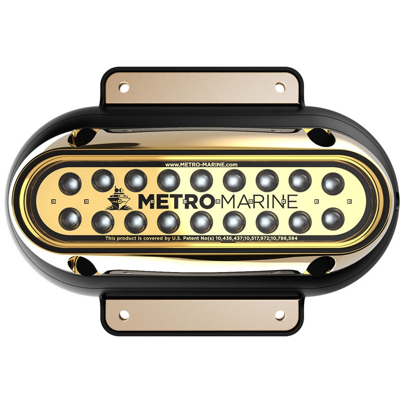Metro Marine High-Output Elongated Surface Mount Light w/Intelligent Monochromatic LEDs – Blue, 90 Beam [F-SME1-H-B3-90]