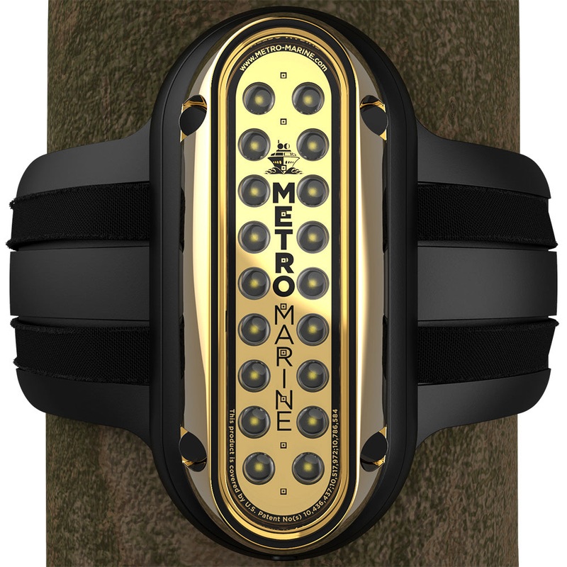 Metro Marine High-Output Vertical Piling Mount Light w/Intelligent Monochromatic LEDs – White, 90 Beam [F-PME1-V-W3-90]