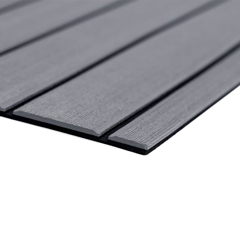 SeaDek 40″ x 80″ 6mm Teak Full Sheet – Brushed Texture – Storm Grey/Black (1016mm x 2032mm x 6mm) [32279-80066]