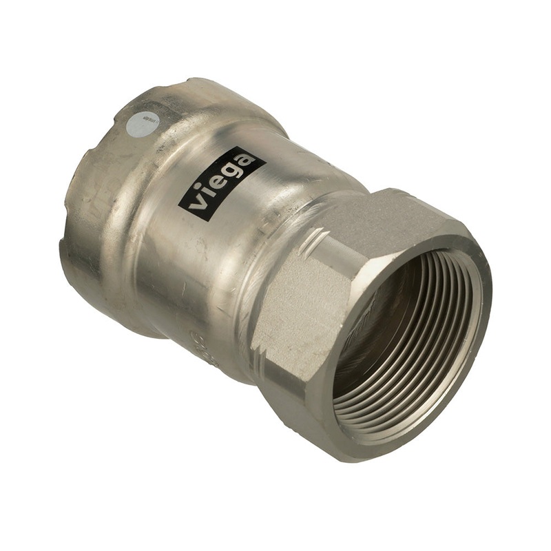 ViegaMegaPress 316 FKM FPT Adapter – 1-1/2″ x 1-1/2″ (FPT) [91260]